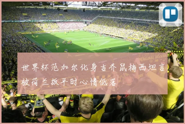 世界杯范加尔化身吉乔鼠梅西坦言被荷兰扳平时心情低落